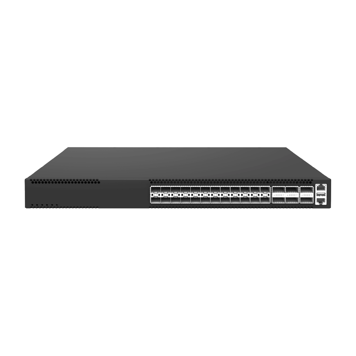 24 x 10Gb SFP+, 6 x 100Gb QSFP28, Packet Broker
