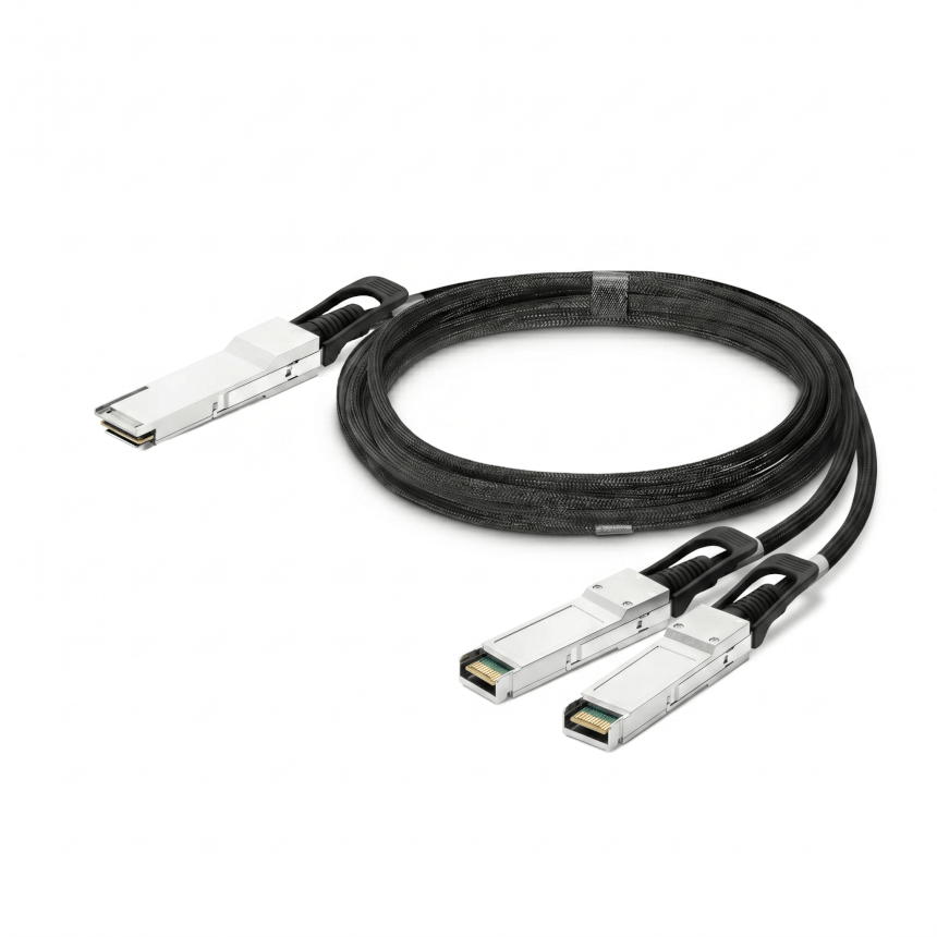 800G to 2×400G Active Electrical Cable