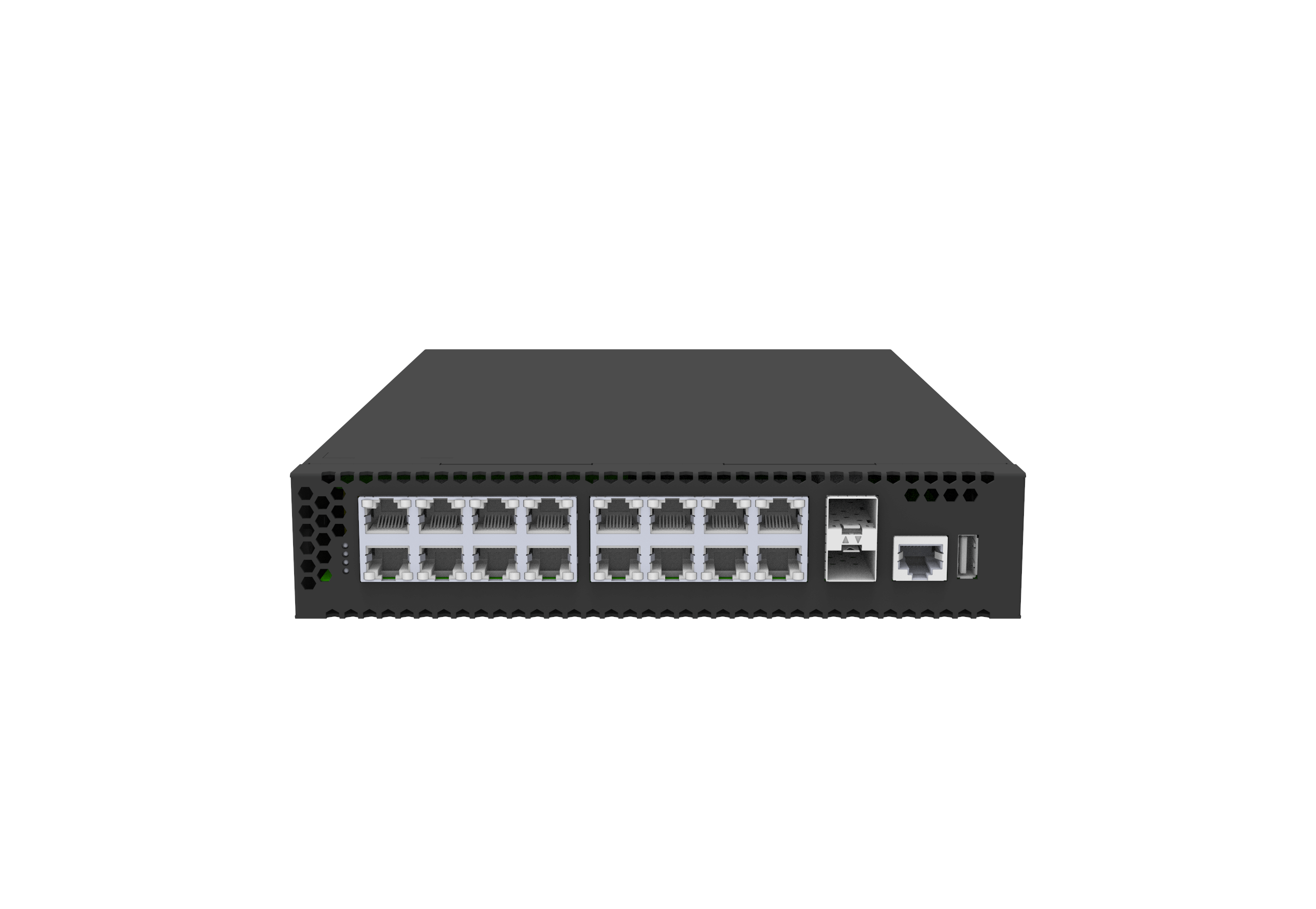 CX102S-16GT-M-SWP, 16x 1G RJ45, 2x 10G SFP+, PoE+ Switch