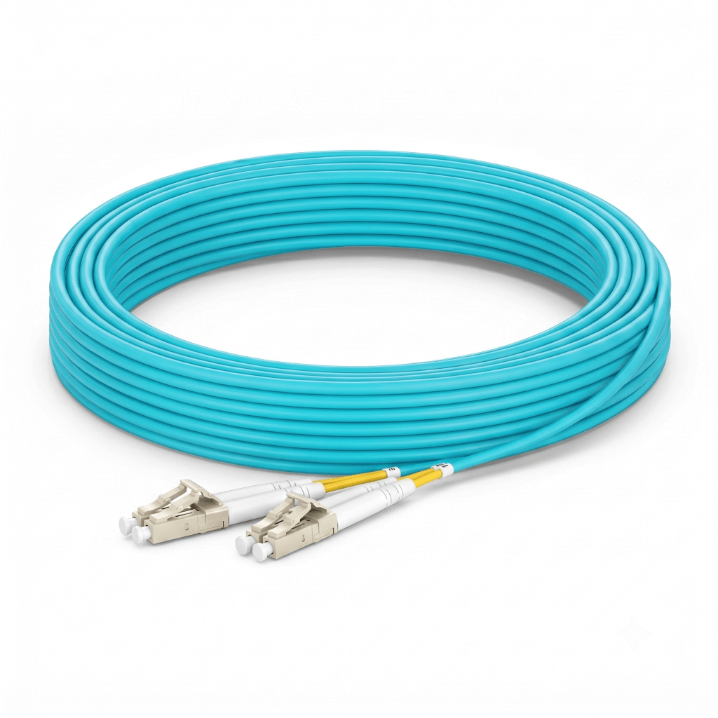 LC UPC to LC UPC Duplex, Multimode (OM4), LSZH, 2.0mm, Fiber Patch Cable