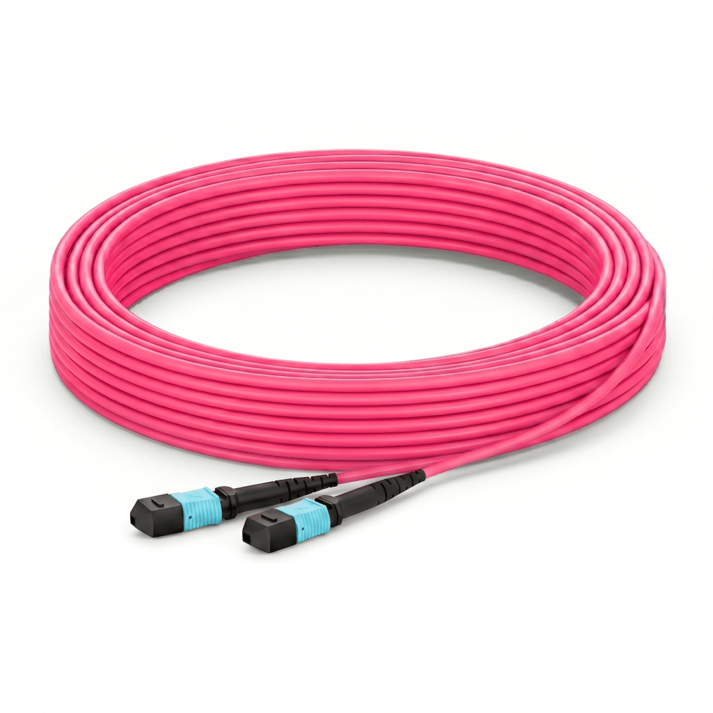 MPO-12 UPC (Female) to MPO-12 UPC (Female), 12 Fibers, Multimode (OM4), LSZH, 0.35dB Max, Type B
