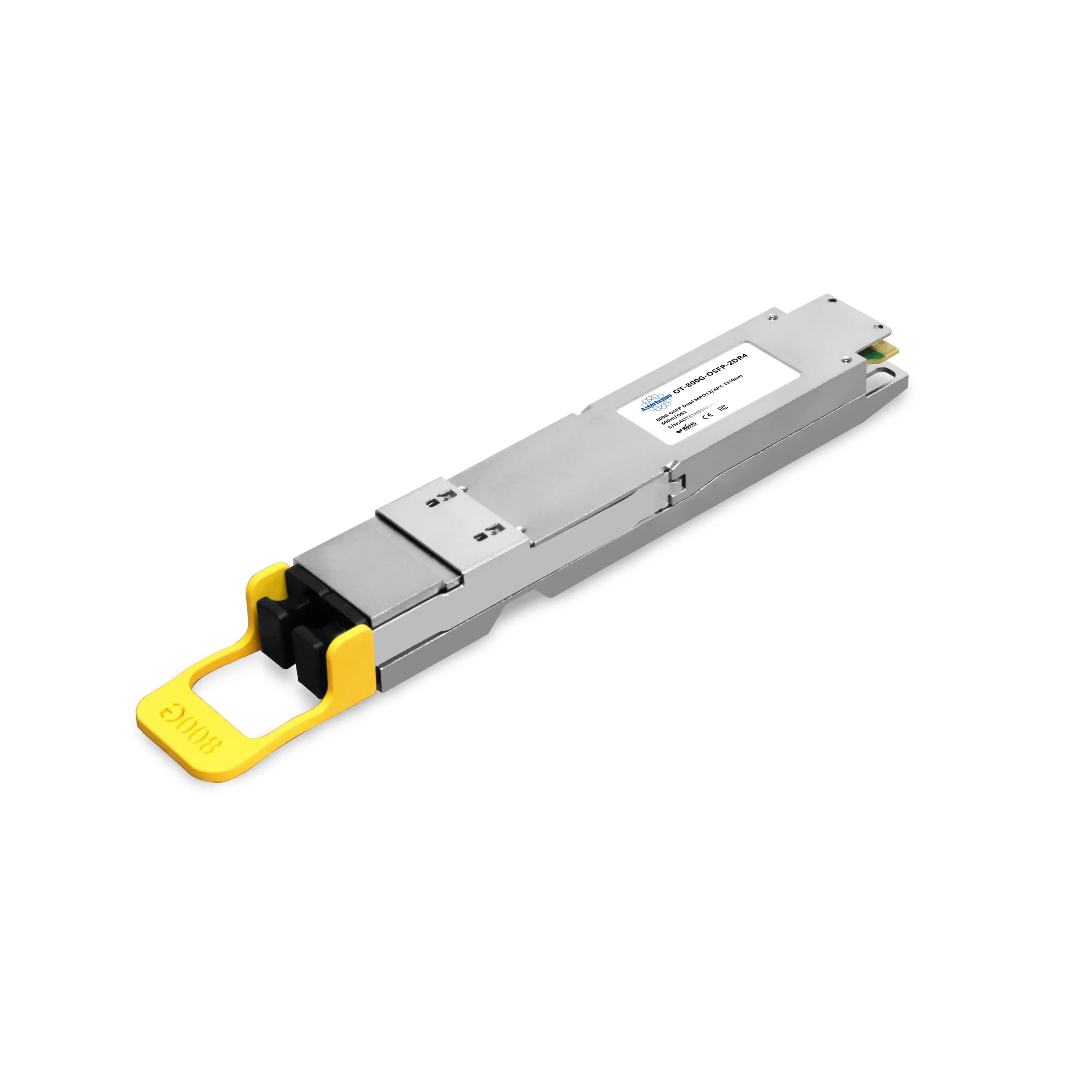 800G OSFP 2DR4 500m Dual MPO12/APC Finned Top